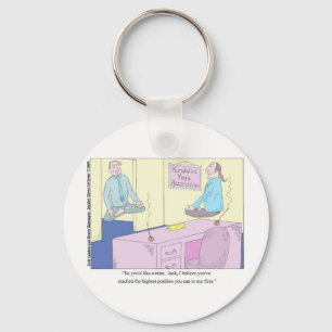 Kundalini Inc. Yoga Cartoon Geschenke & Sammlerstü Schlüsselanhänger