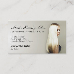 KUNDENBARE Beauty Salon Business Cards Visitenkarte