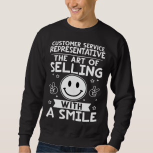 Kundenbetreuer CSR Verkauf Mit Einem Sweatshirt