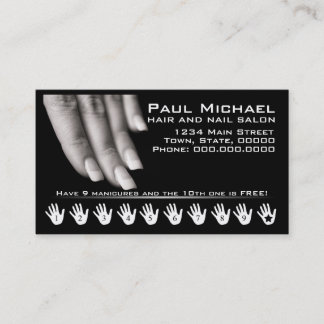 Kundenbindungskarten | Nail Salon Treuekarte