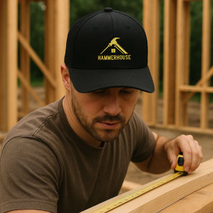 Kundenfirma Name Gold Construction Bestickte Baseballkappe