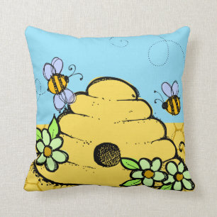 Kundengebundene Bienen und Kissen