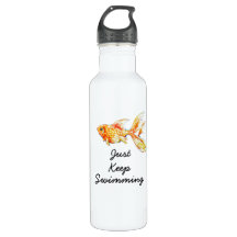 Kundengebundene Goldfisch-Kunst-Wasser-Flasche