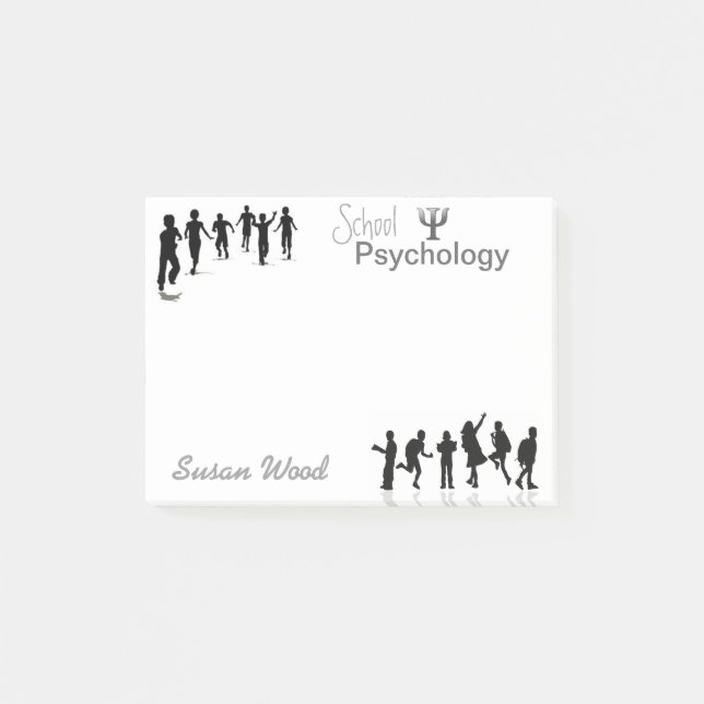Kundengebundene Schulpsychologie Posten-it® Post-it Klebezettel (Vorderseite)