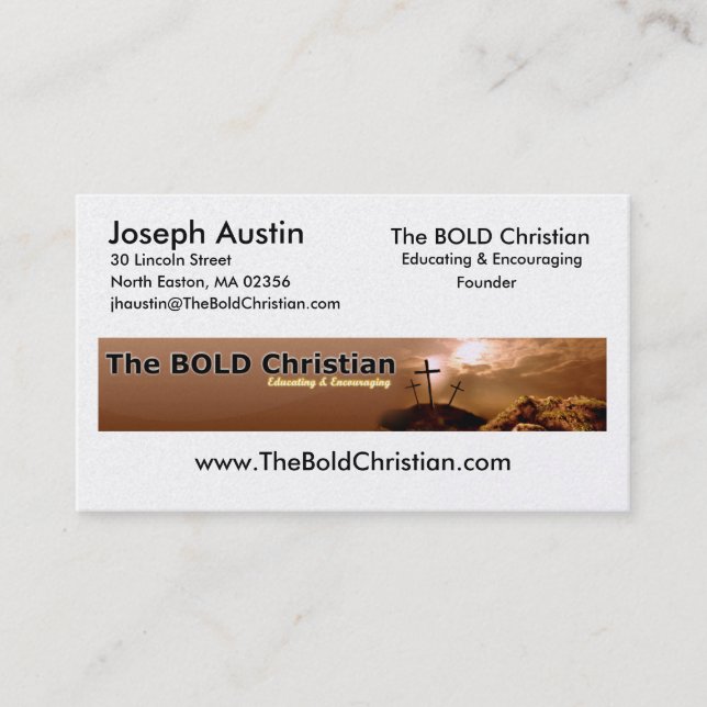 Kundengebundene Visitenkarten Visitenkarte (Vorderseite)