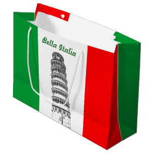 Kundengebundener lehnender Turm von Pisa und von Große Geschenktüte