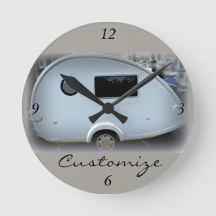 Kundengebundener Retro Vintager verwitterter Runde Wanduhr