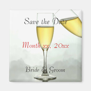 Kundengebundener Save the Date Magnet