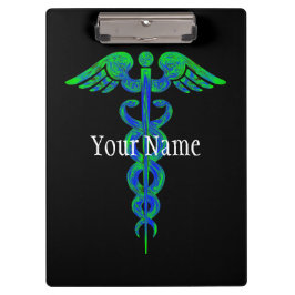 Kundengebundenes blaues klemmbrett