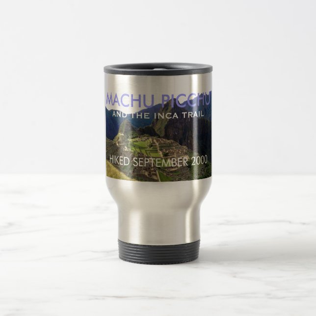 Kundengebundenes Machu Picchu, Inka-Spur Gedenk Reisebecher (Mittel)