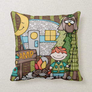 Kundengebundenes rotes behaartes kissen