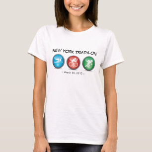Kundengebundenes Triathlon-Shirt - Swim, Zyklus, T-Shirt