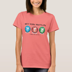 Kundengebundenes Triathlon-Shirt - Swim, Zyklus, T-Shirt