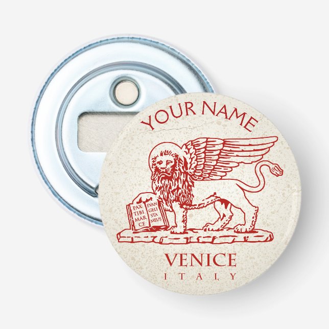 Kundengebundenes Wappen von Venedig Flaschenöffner (Vorderseite)