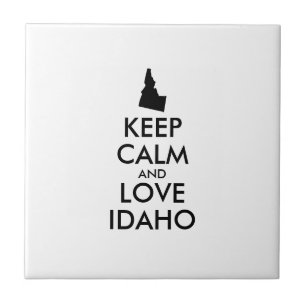 Kundengerecht BEHALTEN Sie RUHE und LIEBE IDAHO Fliese