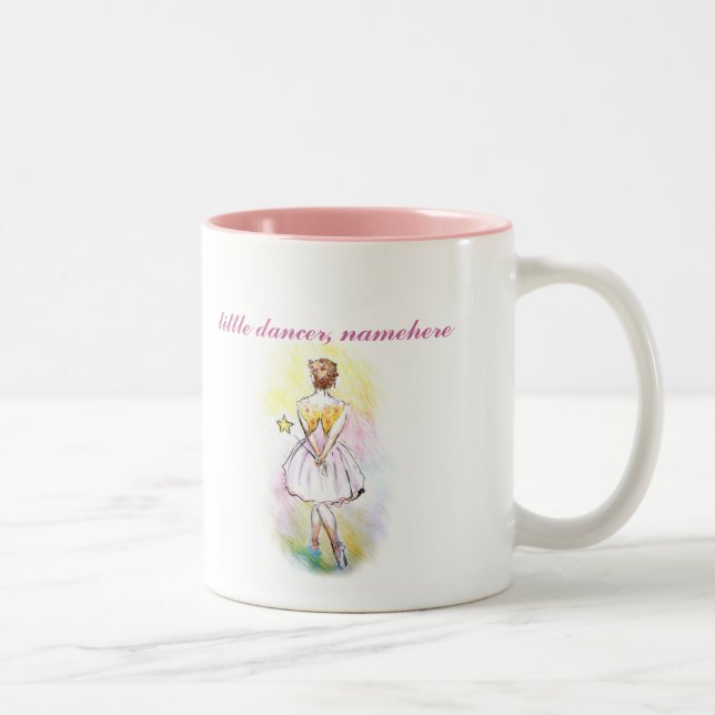 Kundengerecht: Feenhafter Tänzer Zweifarbige Tasse (Rechts)