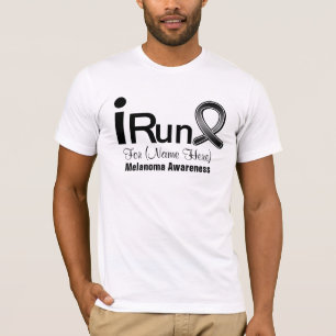 Kundengerecht laufe ich für Melanom-Bewusstsein T-Shirt