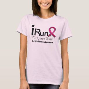 Kundengerecht laufe ich für Myeloma-Bewusstsein T-Shirt