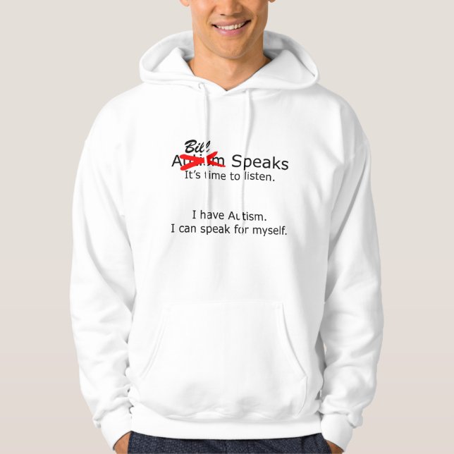 Kundengerecht sprechen Sie Hoodie (Vorderseite)