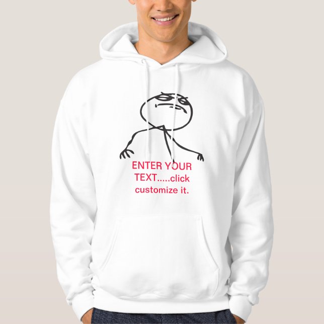 Kundengerecht wie ein Chefentwurf Hoodie (Vorderseite)
