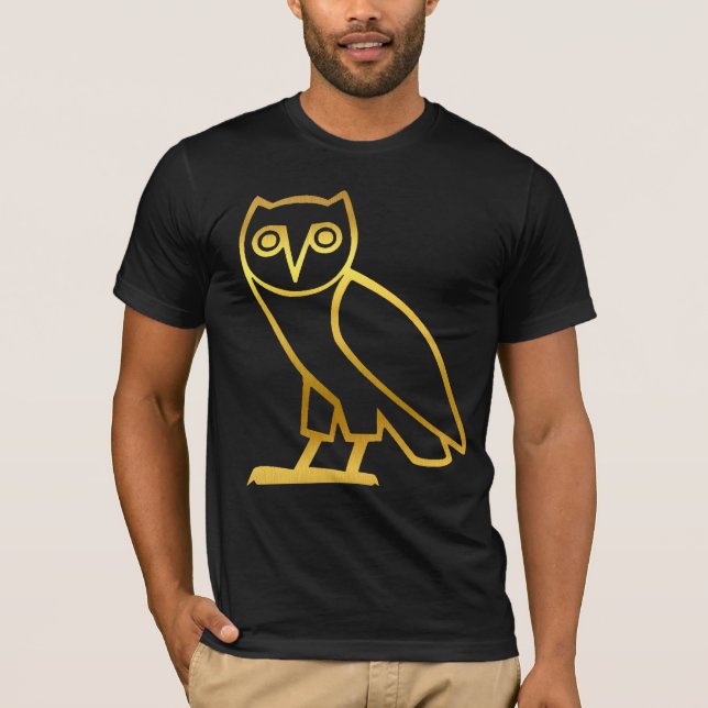 Kundengerechte ägyptische Goldeulen-Shirts T-Shirt (Vorderseite)