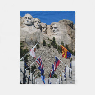 Kundengerechte Andenken Mt Rushmore Fleecedecke