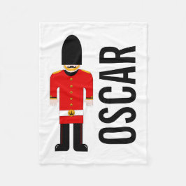Kundengerechte britische Soldat-Fleece-Decke Fleecedecke