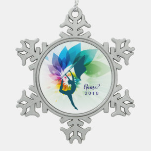 Kundengerechte Farbschutz-Schneeflocke-Verzierung Schneeflocken Zinn-Ornament