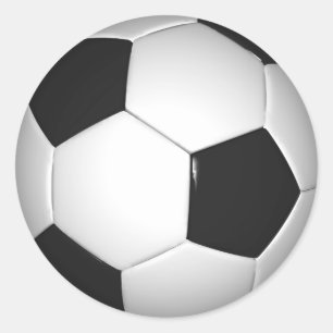 Kundengerechte Fußball-Aufkleber Runder Aufkleber