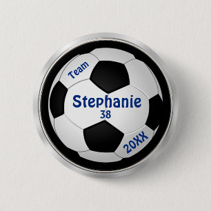 Kundengerechte Fußball-Buttone IHR TEXT und FARBE Button