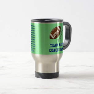 Kundengerechte Fußball-Trainer-Geschenk-Tassen Reisebecher