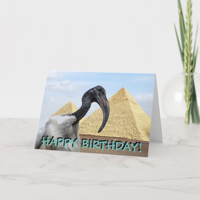 Kundengerechte Geburtstagskarte IBIS Karte (Vorderseite)