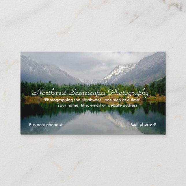 Kundengerechte Geschäftskarte Visitenkarte (Vorderseite)