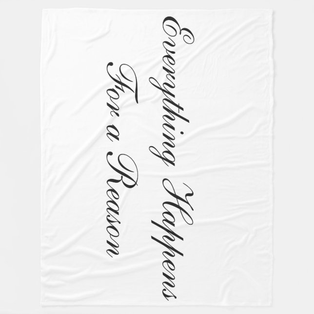 Kundengerechte große Fleece-Decke Fleecedecke (Vorderseite)