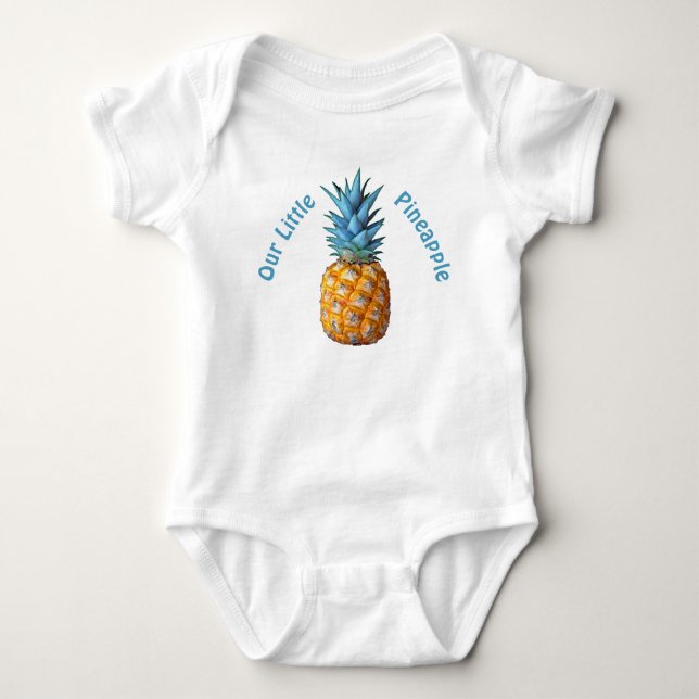 Kundengerechte hawaiische Ananas-Baby-Kleidung Baby Strampler (Vorderseite)