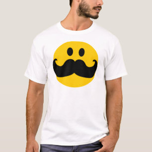 Kundengerechte Hintergrundfarbe des Schnurrbartes) T-Shirt
