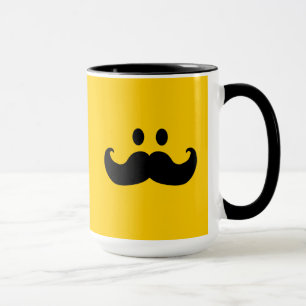Kundengerechte Hintergrundfarbe des Schnurrbartes) Tasse