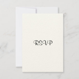 Kundengerechte Hochzeits-Einladungs-Sets RSVP Karte