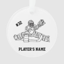 Kundengerechte Hockey-Torwart-Verzierung