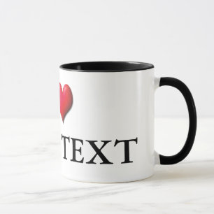 Kundengerechte i-Herz-Tasse 0001 Tasse