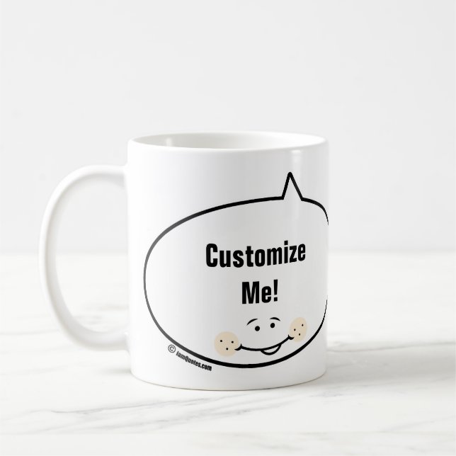 Kundengerechte iamQuotes Kaffeetasse (Links)