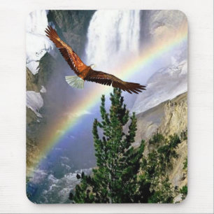 Kundengerechte Mausunterlage Eagles im Flug Mousepad