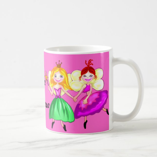 Kundengerechte Prinzessinfee der besten Freunde Kaffeetasse (Rechts)