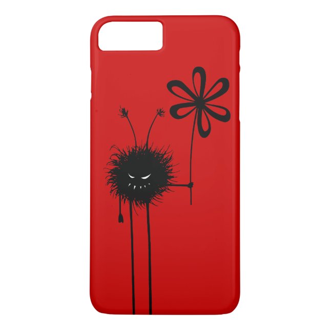 Kundengerechte rote schlechte Blumen-Wanze Case-Mate iPhone Hülle (Rückseite)