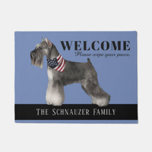Kundengerechte Schnauzer-Fußmatte Fußmatte