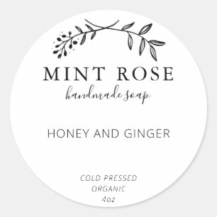 Kundengerechte Seifen-Aufkleber Runder Aufkleber