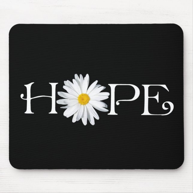 Kundengerechte Shasta Gänseblümchen-Hoffnung Mousepad (Vorne)