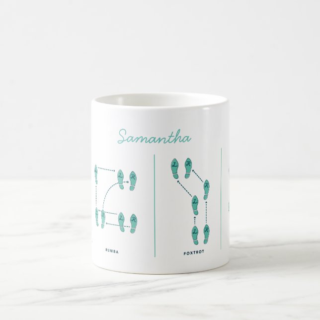 Kundengerechte Tanzschritt-Tasse Kaffeetasse (Mittel)