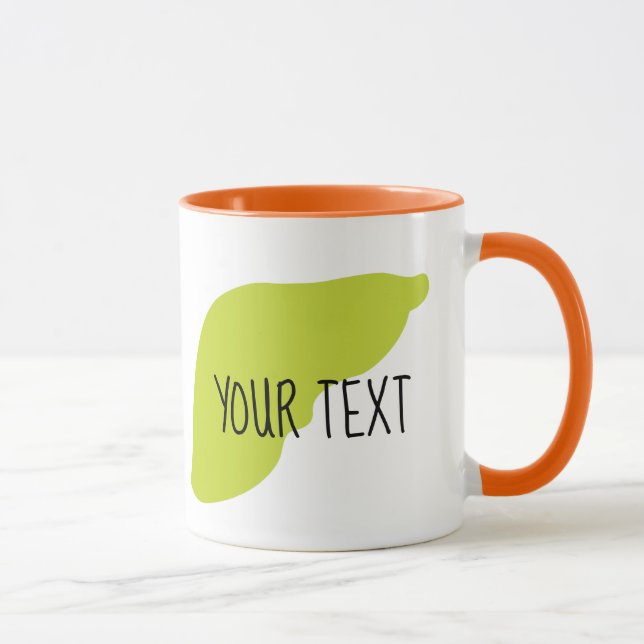 Kundengerechte Tasse der Organ-Leber-| (Rechts)