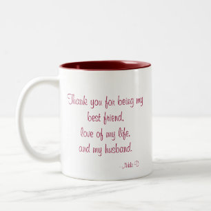 Kundengerechte Zitat-"Liebe" Tasse